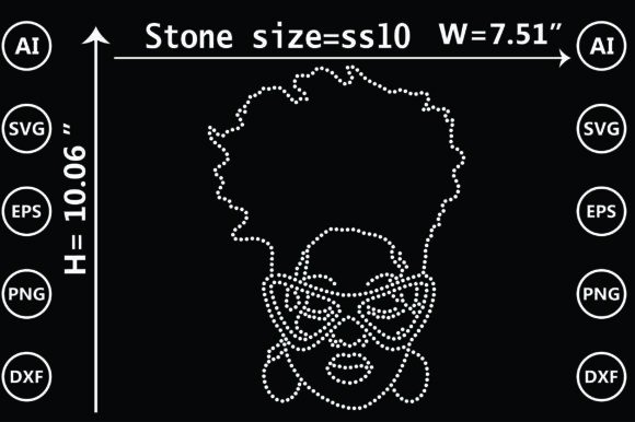 Afro Woman Rhinestone Templates: Digital Design for Bold Creations