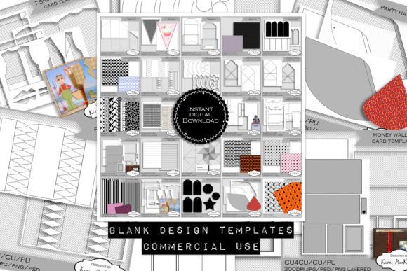 Card Making Papercraft Blank Templates for Creative Design