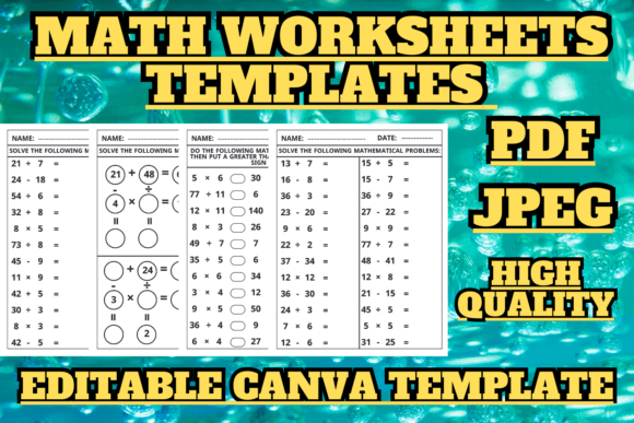 Math Worksheets Templates: Sharpen Skills for Grades 1-3