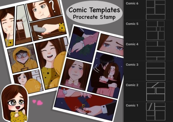 Procreate Brushset Stamp Comic Templates: Your Visual Storytelling Toolkit