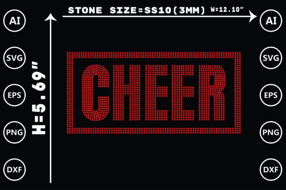 Sparkle and Spirit: A Deep Dive into Cheer Rhinestone Templates