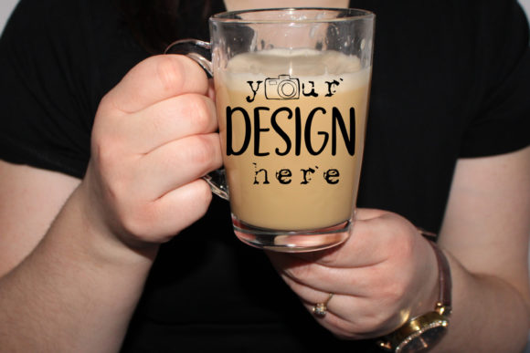 Stunning Mug Mockups: Glass Mug Templates for Designers